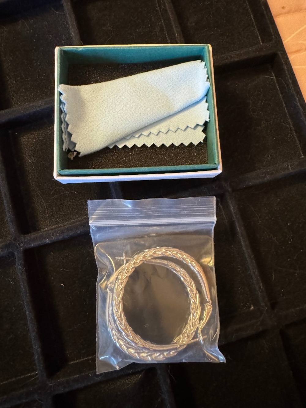 Hoop Earrings Santeria Large Sterling Silver